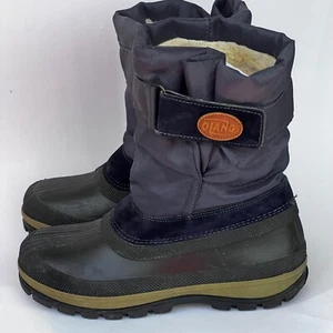 Olang Winter Schnee Stiefel blau schwarz Wollfutter Gummi/Synthetik Italy Herren Gr. 41 - Bild 1 von 19