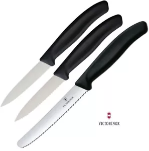 Victorinox Knife Three Piece Utility Paring Set Kitchen Chef - Picture 1 of 3