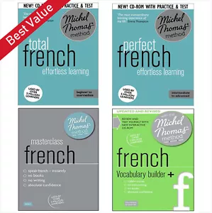 Michel Thomas Total French, Perfect, Masterclass & Vocab + *ALL 4 COURSES* - Imagen 1 de 1