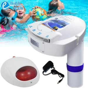 Swimming Pool Alarm Above/In Ground Safety Guard Motion Sensor + Remote Receiver - Picture 1 of 11