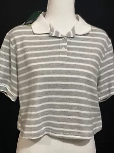 Women's Casual Short Sleeve Striped Tee Top - Picture 1 of 9