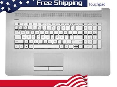 PCACCESSORY For HP Pavilion 17-BY 17-CA Palmrest Non-Backlit Keyboard Touchpad L92785-001 US