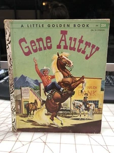 Gene Autry Book, A Little Golden Book - BC1A - Foto 1 di 18
