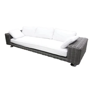 DEDON Outdoor Sofa 3 Sitzer Paros Farbe Silt Mit Kissenset Dry+ Plush - Bild 1 von 5