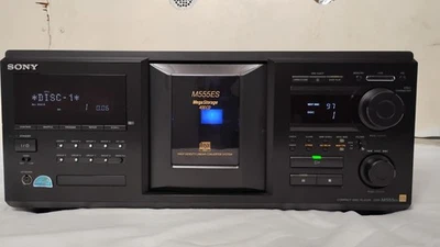 Cambiador de CD Sony CDP-M555ES, el mejor mega almacenamiento de discos de 400 de Sony. Cinturones nuevos. Foto 1 de 4