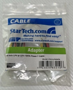 StarTech.com 6in LP5 To LP4/SATA Power Y Cable Adapter - Picture 1 of 2