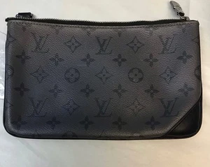Borsa messenger monogramma Louis Vuitton Eclipse Trio *LEGGI* - Foto 1 di 11