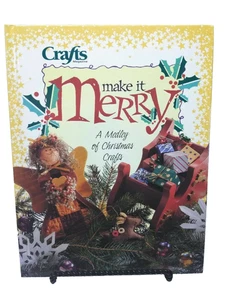 Vintage 1st Edition Crafts Magazine: Make It Merry! A Medley Of Christmas Crafts - Imagen 1 de 9