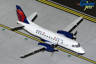Gemini Jets 1:200 Delta Connection Saab 340B N428XJ G2DAL1340 IN STOCK - Image 1 of 2
