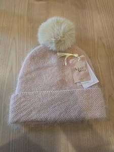 Damen Luxus Beanie Mütze Rosa, Adore Alma, Neu mit Etikett - Bild 1 von 3