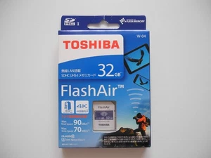 SD-UWA032G FlashAir W-04 SDHC Karte mit integriertem Wireless LAN 32GB CLASS - Bild 1 von 2