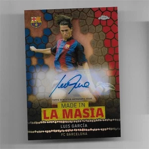 2022-23 Topps Chrome Barcelona Autograph Auto Card : Luis Garcia #A1 - Picture 1 of 2
