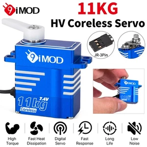 9IMOD 11KG Digital Servo Coreless Metal Gear 180° for 1/8 1/10 1/12 1/18 RC Car - Picture 1 of 18
