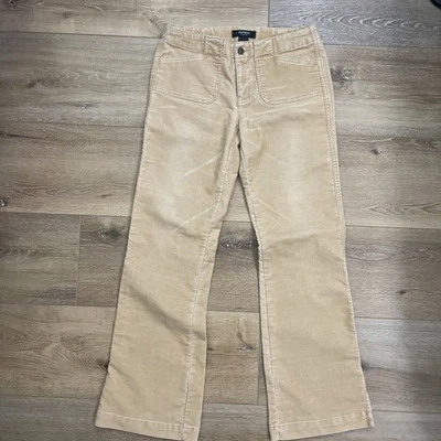 Pantalones De Colección Express Elastizados Pana Acampanados Pierna Talla 5/6 Años 90 Y2K Boho Hippie Foto 1 de 4