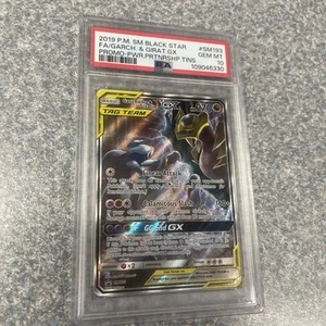 PSA 10 Garchomp & Giratina GX Full Art Promo 2019 Pokemon Card #SM193 - Picture 1 of 2