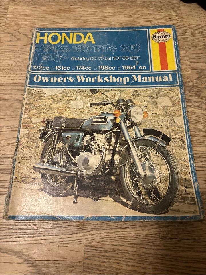 Honda CB125 160 175 200 Twins 1964 Onwards Haynes Workshop Manual 1975 - Image 1 of 4