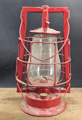 Antique Dietz Underwriters Mill Hotblast Tubular Lantern Lamp - Image 1 of 4