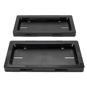 2x Electric Vehicle Flip Car License Plate Frame Holder With Remote - Bild 1 von 22