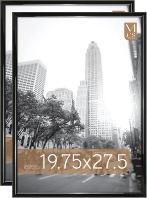 MCS Trendsetter 22x28 Poster Frame Black High Gloss 2-Pack Wall Hanging - Image 1 of 4