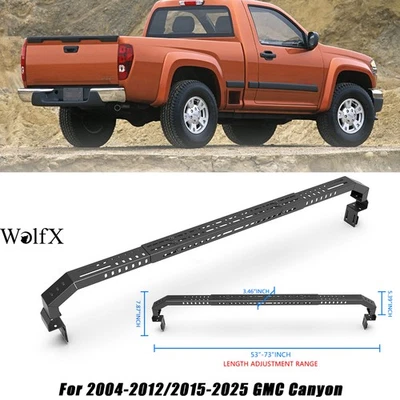 Adjustable Universal Truck Bed Cross Bar For 2004-2012/2015-2025 GMC Canyon Foto 1 de 4