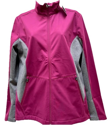 Chaqueta Cutter & Buck Navigate Softshell Cremallera Completa Borgoña WeatherTech Talla Med NUEVA Foto 1 de 4