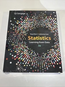 Statistics Learning From Data 3rd Edition Peck Case Book + WebAssign Online Code - Picture 1 of 4