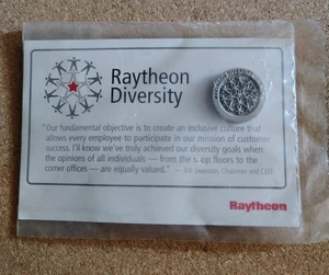 Raytheon Diversity Pin Defense Contractor Employees Of Equal Value CEO Swanson - Picture 1 of 3