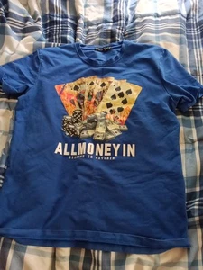 Men's Small All Money In Blue T-shirt - Picture 1 of 8