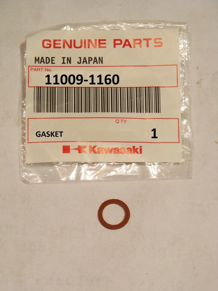 JUNTA VÁLVULA FLOTADOR CARBURADOR KAWASAKI 11009-1160 NUEVO DE LOTE KE100 KM100 KZ550 Foto 1 de 1