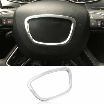 For Audi A3 A4 Q7 A8 Q5 13-17 Alloy Car Steering Wheel Center Frame Cover trim - Image 1 of 3