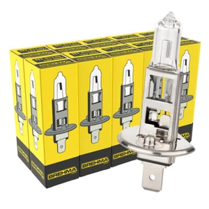 10x BREHMA Germany H1 Classic Halogen headlight bulb 12V 55W Globes car bulbs - Picture 1 of 5