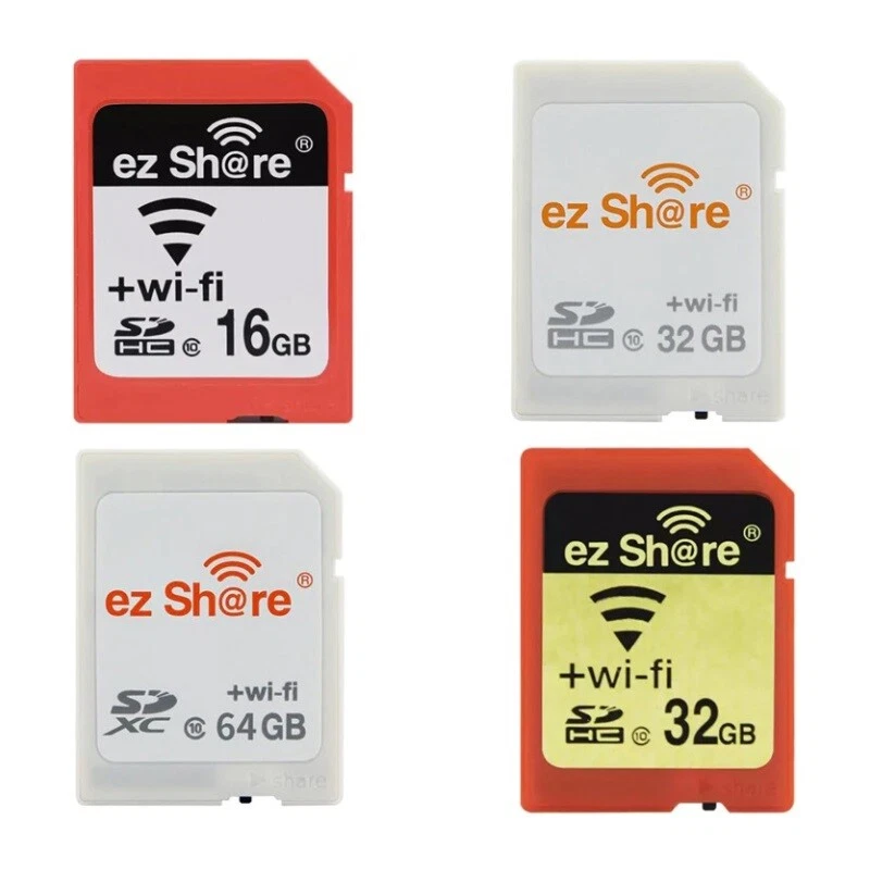 New EZ-Share WiFi Wireless SDHC SD Card 16GB 32GB 64GB Cl10 Flash Memory Card - Image 1 of 1