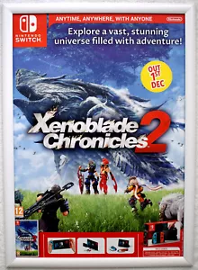 Xenoblade Chronicles 2 RARE Nintendo Switch 42cm x 59cm Promotional Poster - Picture 1 of 1