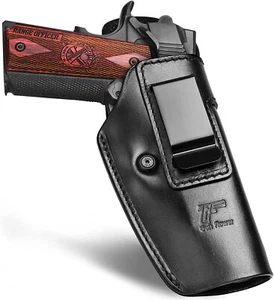 Full Grain Leather Holster for Most 1911 Style Handguns, For Kimber/Colt/S&W/Sig - Picture 1 of 8