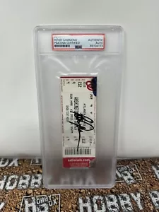 Peter Gammons Signed Ticket Nationals PSA Authentic Auto Autograph - Picture 1 of 3