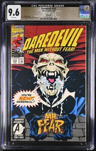 DAREDEVIL 315 CGC 9.6 PEDIGREE WINNIPEG KINGPIN MR. FEAR APPEARANCES WHITE PAGES - Picture 1 of 6