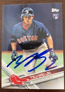 2017 Topps Update Tzu-Wei Lin Auto Signed Card Autograph In Person - Picture 1 of 1