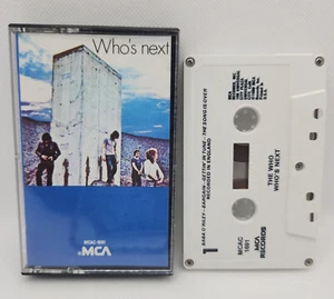 RARE! The Who Who's Next 1971 1980 Cassette Tape MCAC-1691 MCA Records - Foto 1 di 2