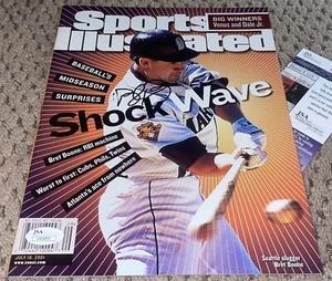 BRET BOONE SIGNED SPORTS ILLUSTRATED JSA AUTOGRAPH MARINERS BASEBALL COA BRETT - Picture 1 of 1