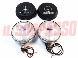 FARI FENDINEBBIA TONDI CARELLO + COPERCHI A112 ABARTH FIAT 500 600 850 127 128 - Picture 1 of 5