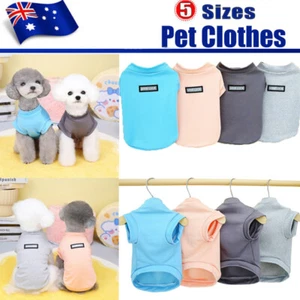 Pet Lovely T Shirt Dog Clothes Apparel Vest Costumes Puppy Cat Sleeveless Shi и - Picture 1 of 16