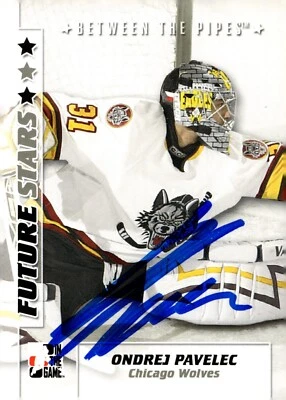 Ondrej Pavelec - Signed 2007-08 ITG Between The Pipes Future Stars Card #41 - Image 1 of 2