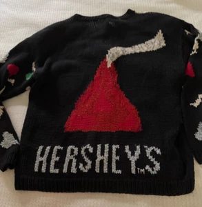 '90’s Vintage Mujer L Eagle’s Eye Hershey’s Kisses Suéter Abuela Core - Imagen 1 de 11