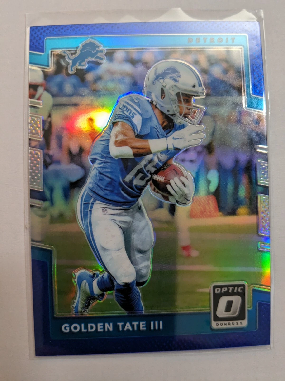 2017 Donruss Optic Blue Prizm /149 GOLDEN TATE III #55 DETROIT LIONS 🏈