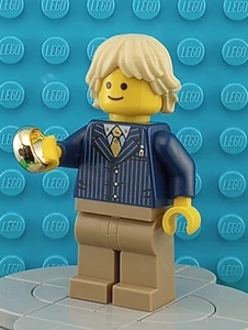 LEGO - twn191 - Hombre de negocios con anillo de oro - Minifigura - 10243 - ¡Envío rápido! - Imagen 1 de 15