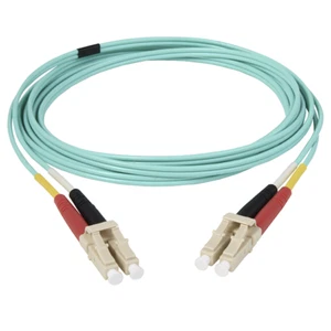 CABLExpress EXP Series 50/125 MULTIMODE AQUA OM4 LC/LC RISER JUMPER CABLEw/clips - Afbeelding 1 van 1