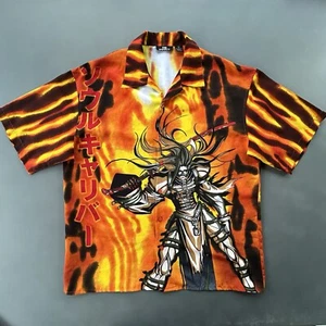 Vintage Samurai Showdown Button Up Shirt Adult Extra Large Manga Anime AOP RARE - Picture 1 of 6
