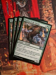 MTG Card : (4x) Warden of the Woods (Core 2021)  - Picture 1 of 1