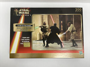 1999 NEW Star Wars Episode 1 Jedi vs Sith Puzzle Glow In The Dark Factory Sealed