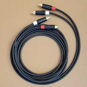 1-25 pies Mogami 22AWG 2-RCA HI-FI estéreo audio analógico doble enchufe accesorio - Imagen 1 de 7